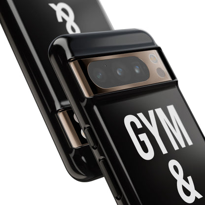 Gym & Jesus Phone Case Christian Faith Workout Gym Motivation Case