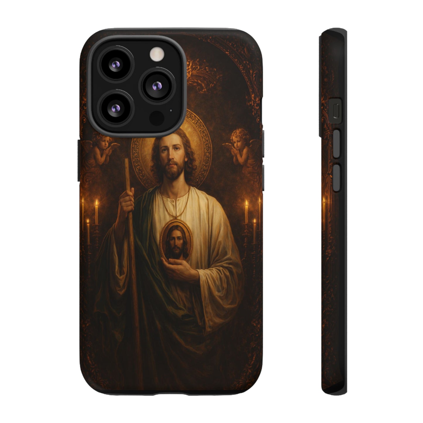 San Judas Phone Case Saint Jude Catholic Saint Religious Art Portrait Tough
