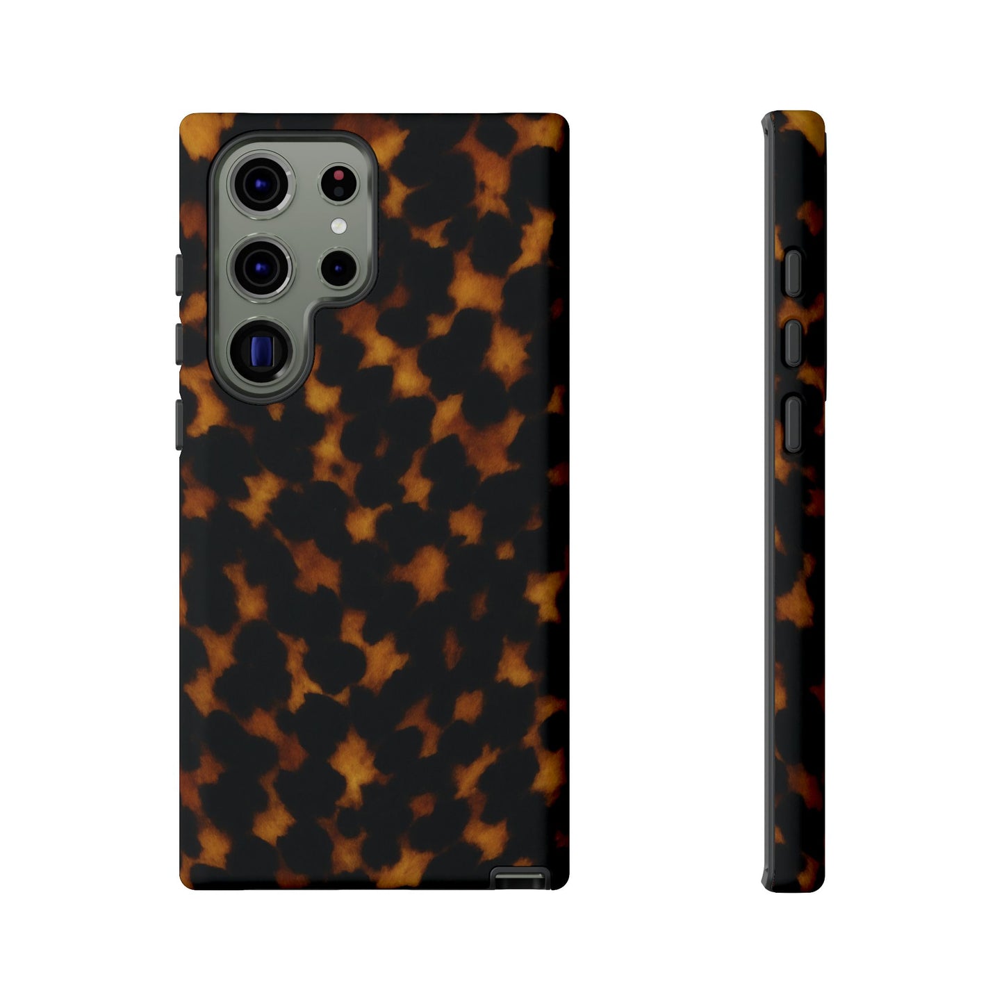 Tortoiseshell Phone Case – Brown Leopard Pattern Luxury Tough Protective Case