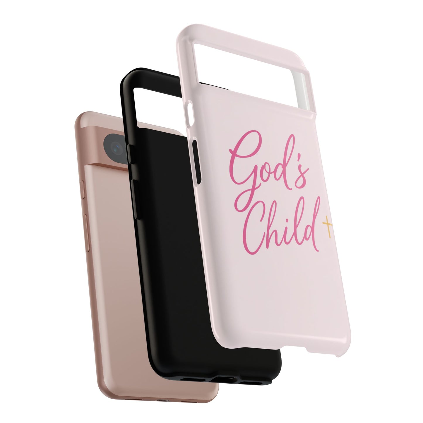 Gods Child Phone Case Christian Pink Aesthetic Tough iPhone Case