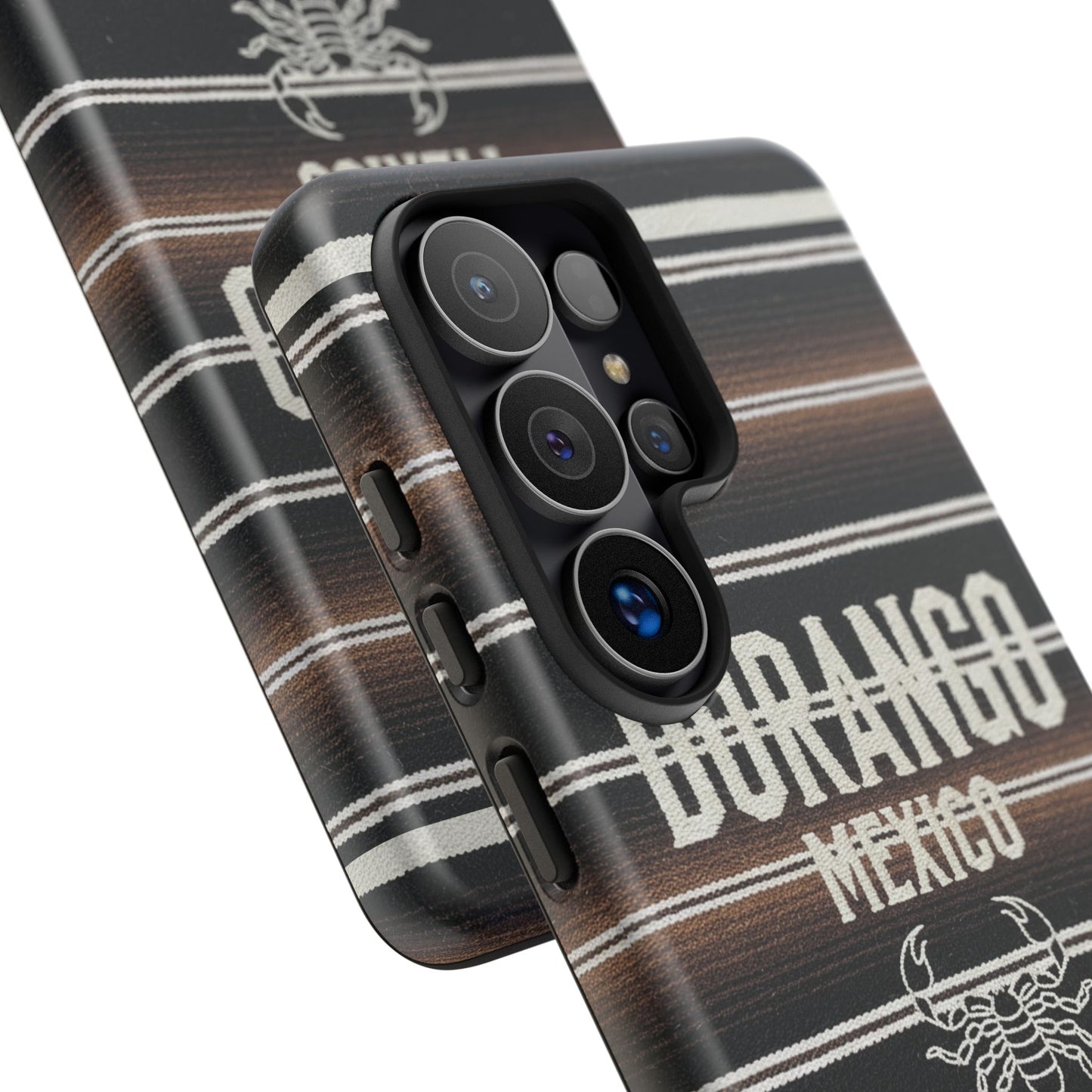 Durango Mexico Phone Case | Serape Scorpion Western Design | Mexican Heritage Tough Case for iPhone & Samsung