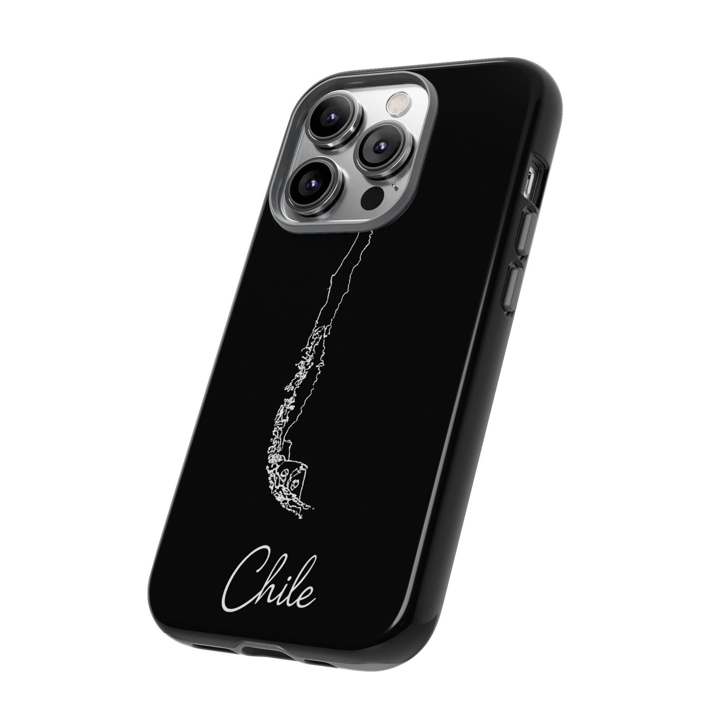 Chile Outline Phone Case – Minimal Country Map Tough Case (iPhone, Samsung, Pixel)
