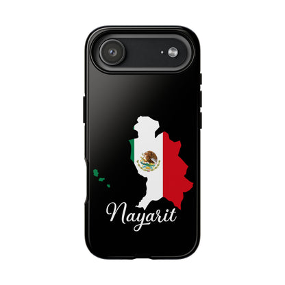 Nayarit Mexico Flag Map Phone Case | Mexican American Pride Tough Case for iPhone & Samsung