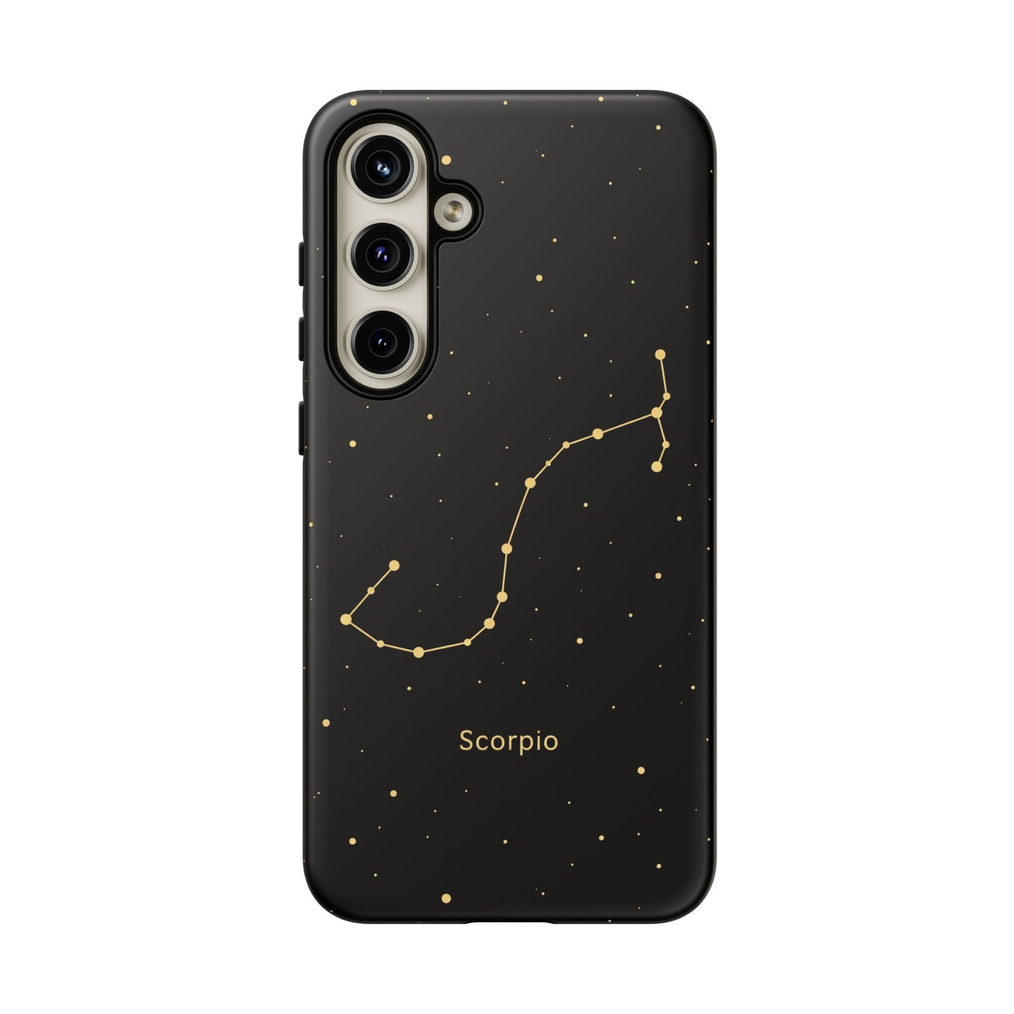 Scorpio Zodiac Constellation Phone Case – Luxe Gold Celestial Cover