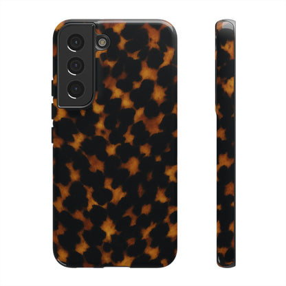Tortoiseshell Phone Case – Brown Leopard Pattern Luxury Tough Protective Case