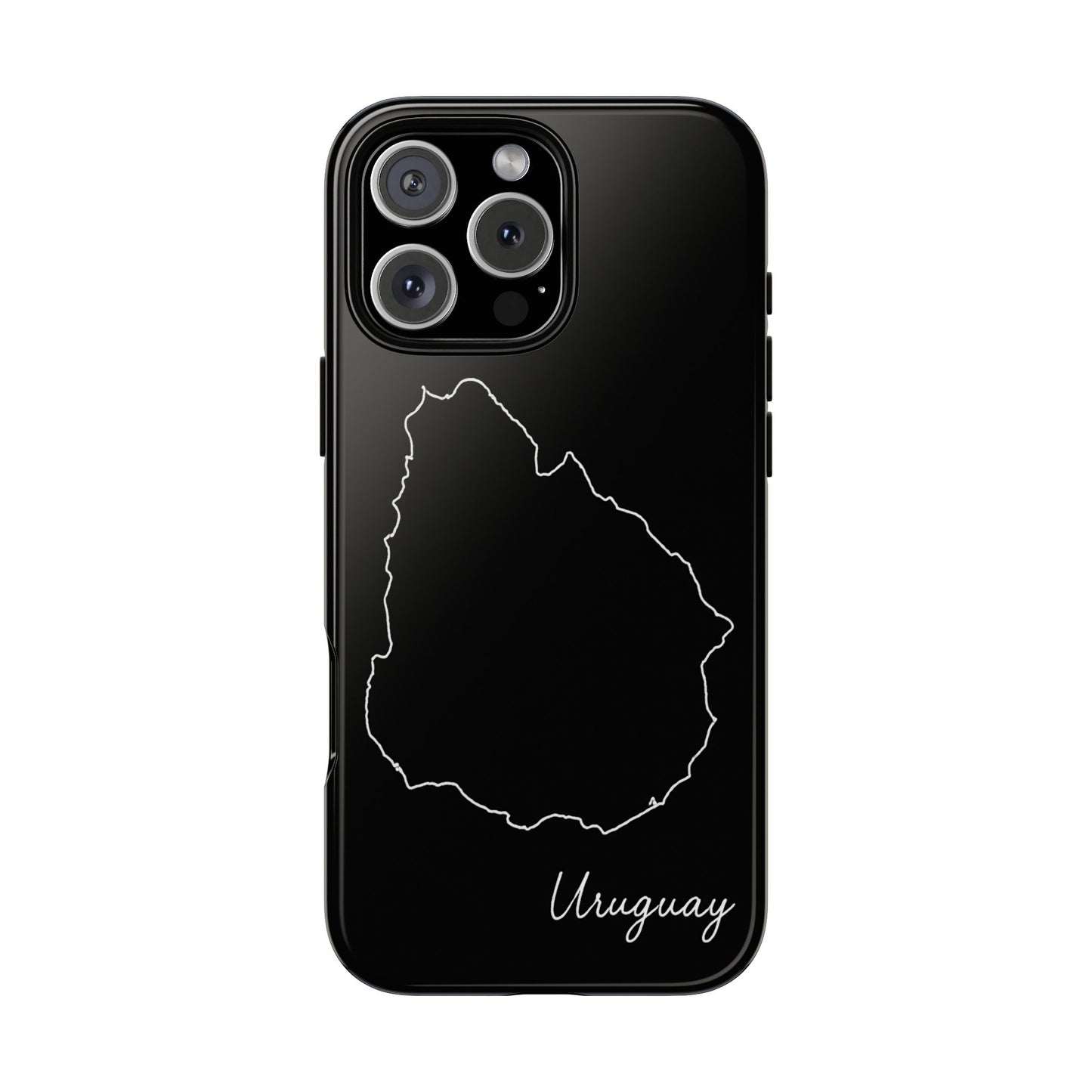 Uruguay Outline Phone Case – Minimal Country Map Tough Case (iPhone, Samsung, Pixel)