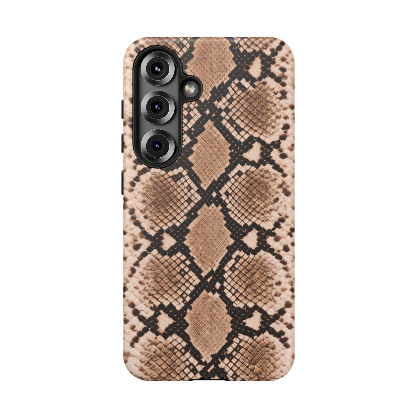 Snake Print Phone Case – Brown Python Pattern Slim Protective Cover for Iphone, Samsung Galaxy and Pixel
