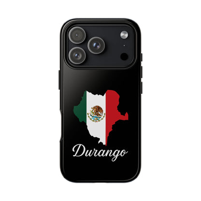 Durango Mexico Flag Map Phone Case | Mexican American Pride Tough Case for iPhone & Samsung