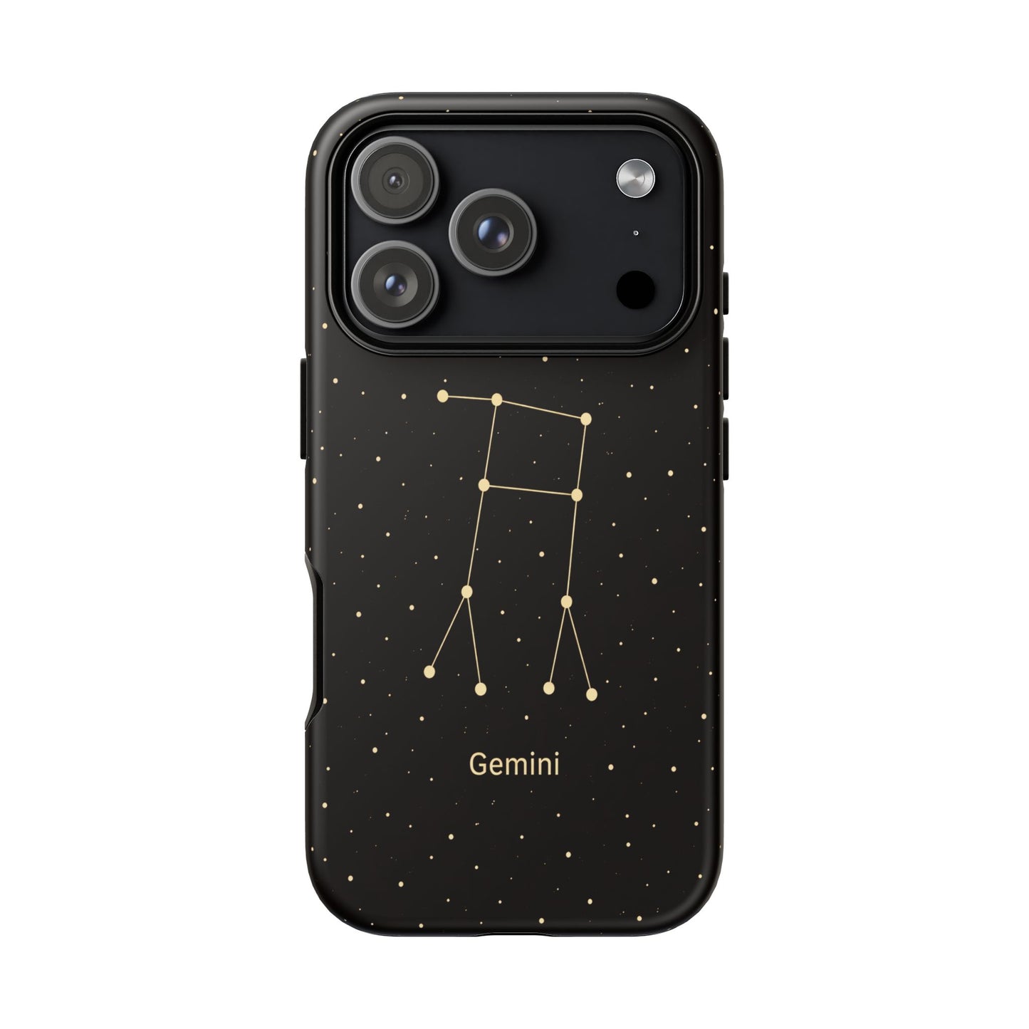 Gemini Zodiac Constellation Phone Case – Luxe Gold Celestial Cover