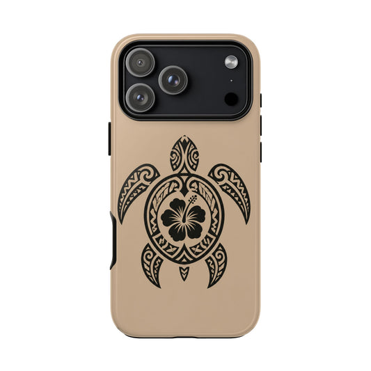 Polynesian Turtle Phone Case | Hawaiian Beach Tough Cover