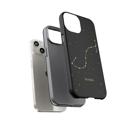 Scorpio Zodiac Constellation Phone Case – Luxe Gold Celestial Cover