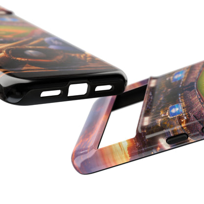 Baseball Sunset Stadium Phone Case LA Game Day Sports Aesthetic Case