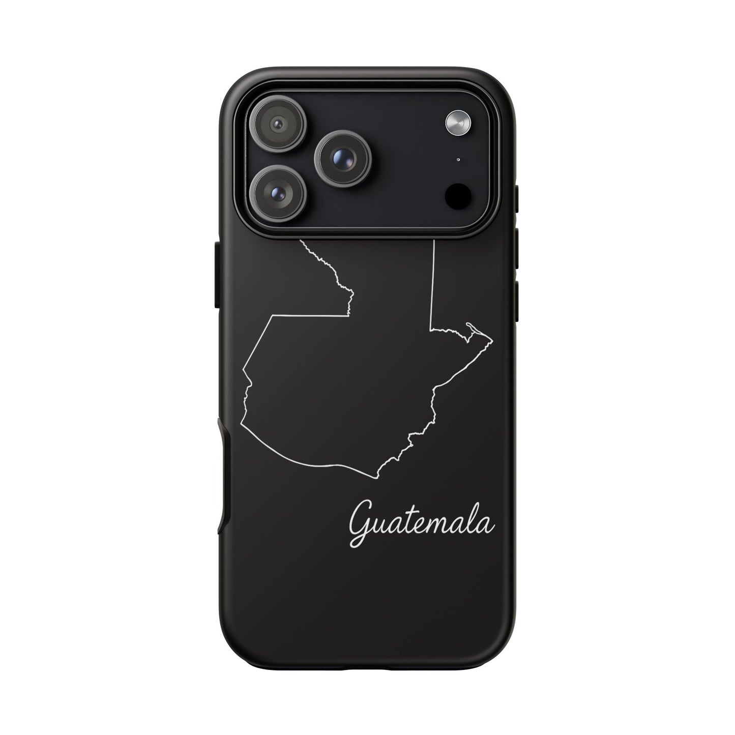 Guatemala Outline Phone Case – Minimal Country Map Tough Case (iPhone, Samsung, Pixel)