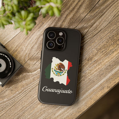 Guanajuato Mexico Flag Map Phone Case | Mexican American Pride Tough Case for iPhone & Samsung