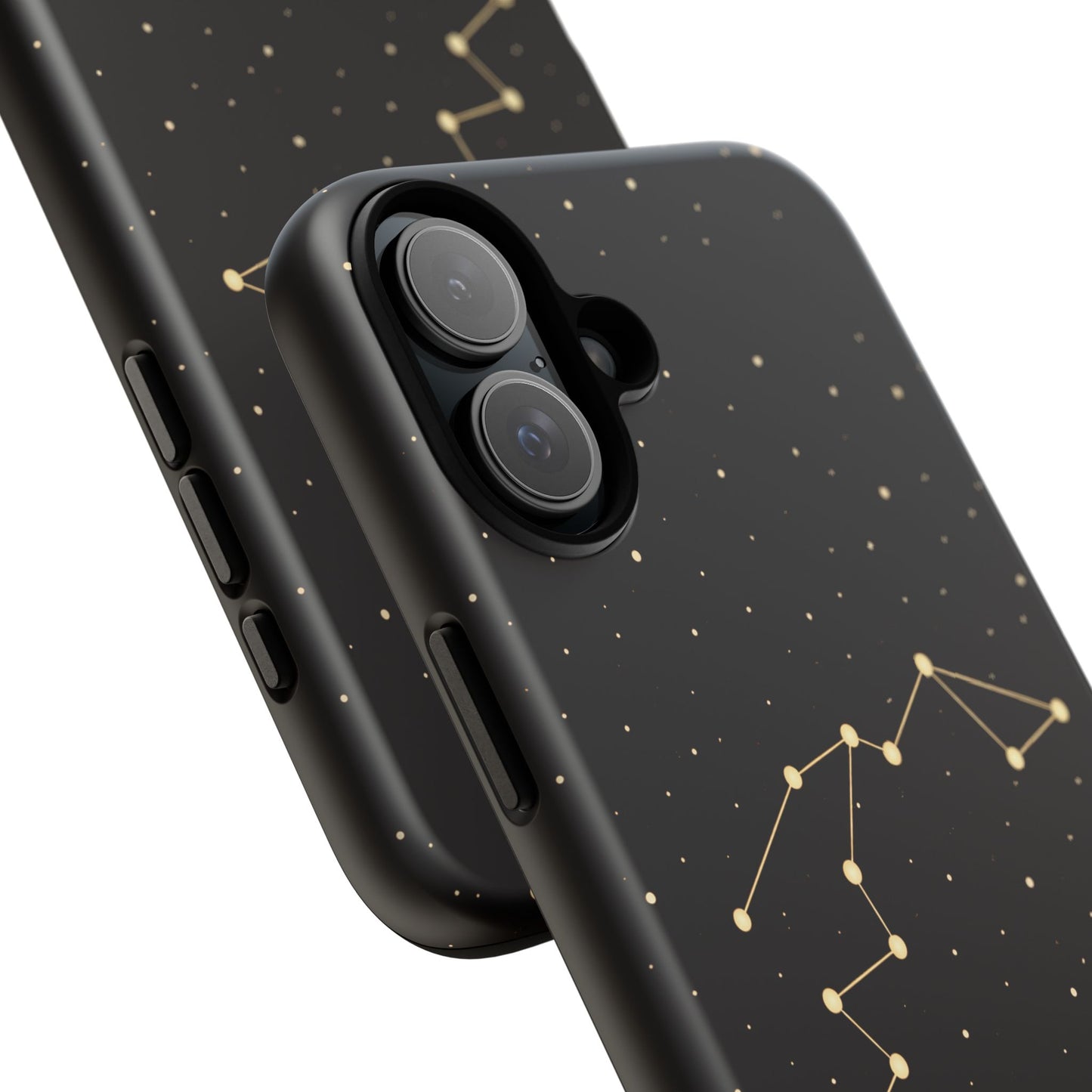 Aquarius Zodiac Constellation Phone Case – Luxe Gold Celestial Cover