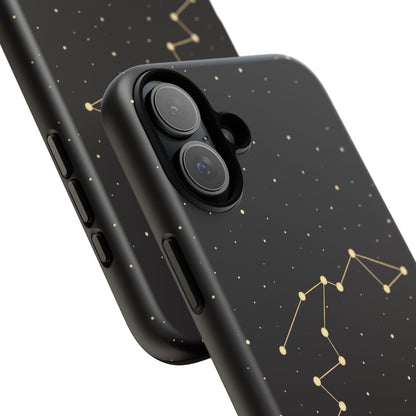 Aquarius Zodiac Constellation Phone Case – Luxe Gold Celestial Cover