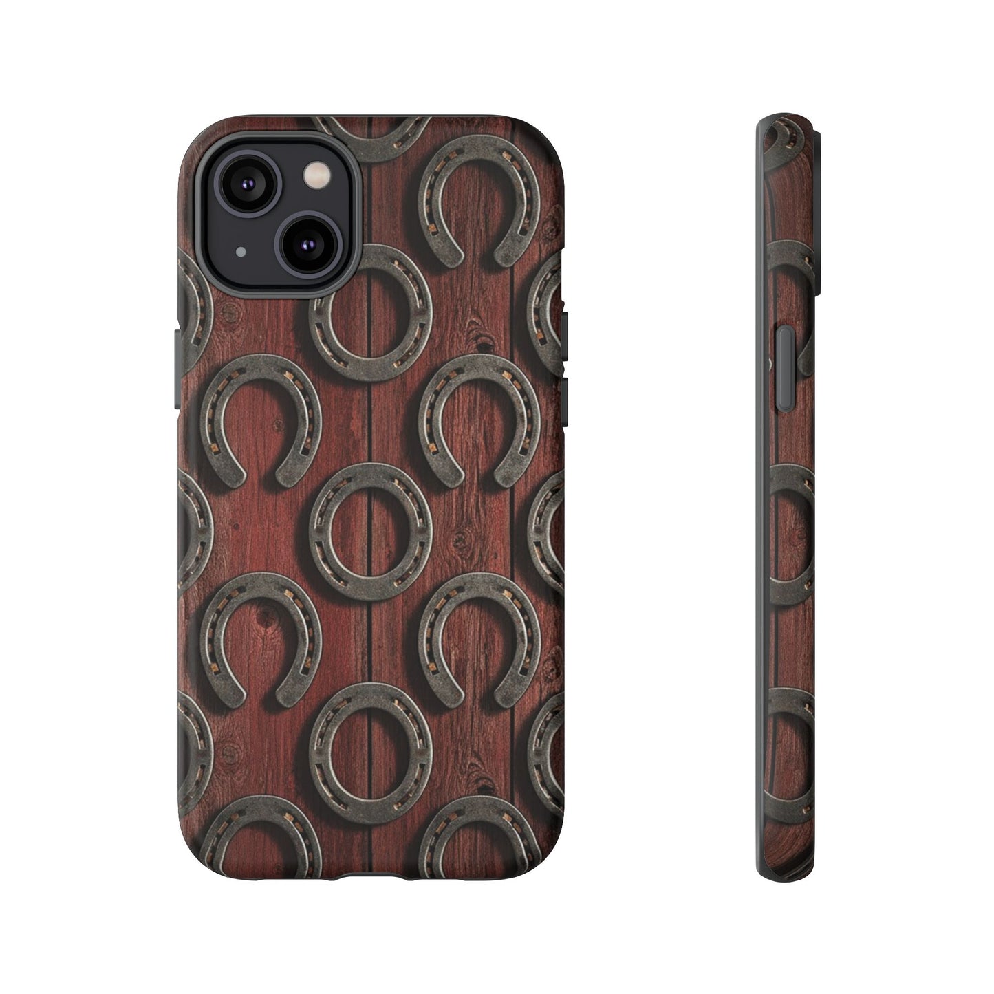 Rustic Horseshoe Western Phone Case – Cowboy Country Ranch Tough Case