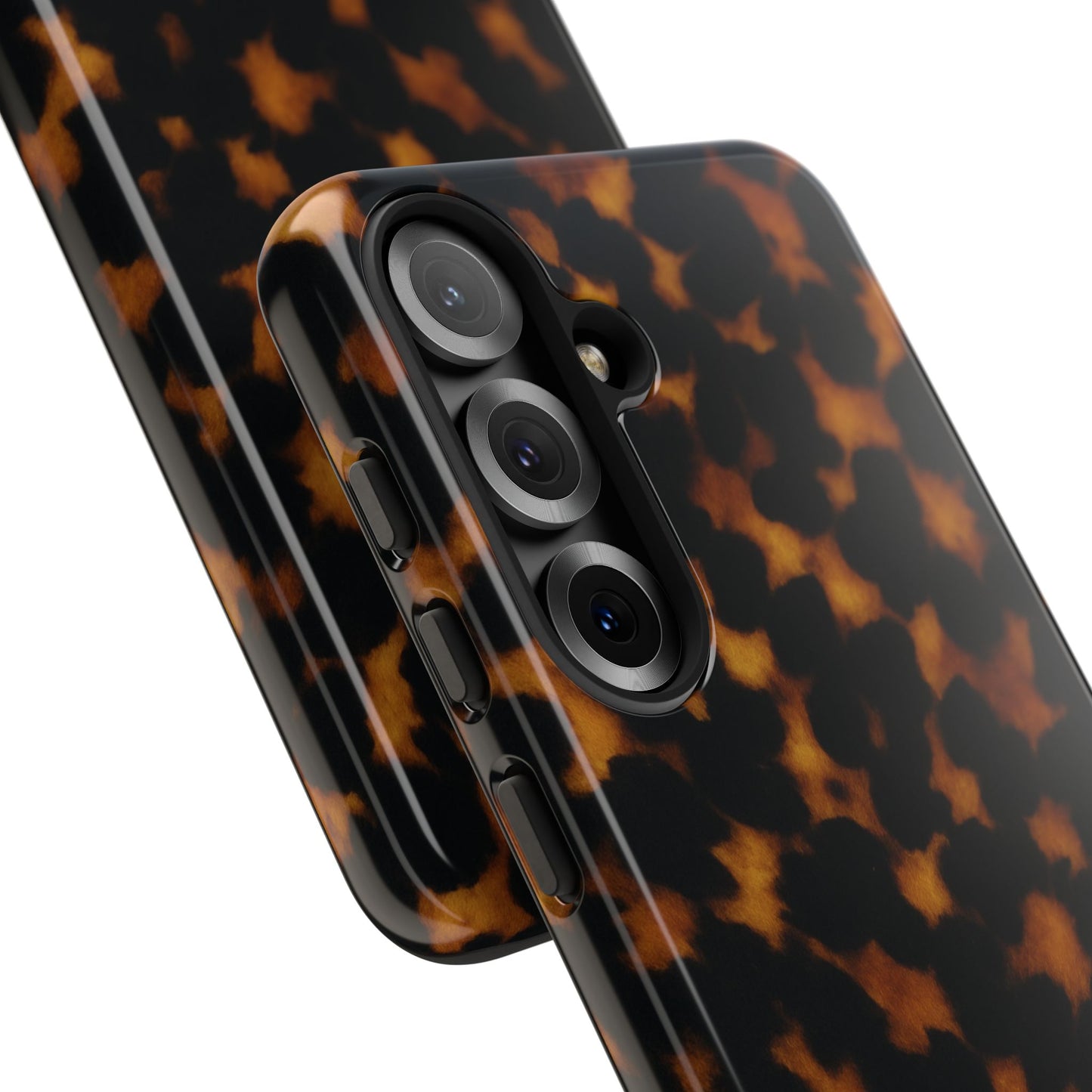 Tortoiseshell Phone Case – Brown Leopard Pattern Luxury Tough Protective Case