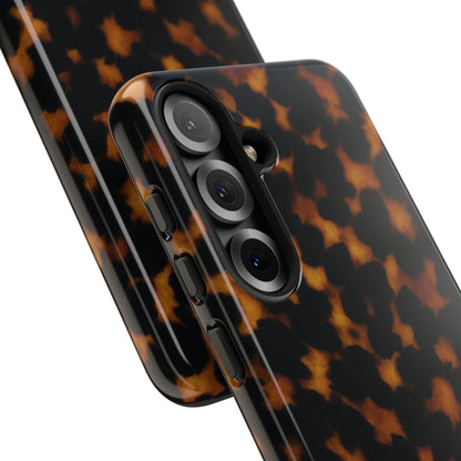 Tortoiseshell Phone Case – Brown Leopard Pattern Luxury Tough Protective Case