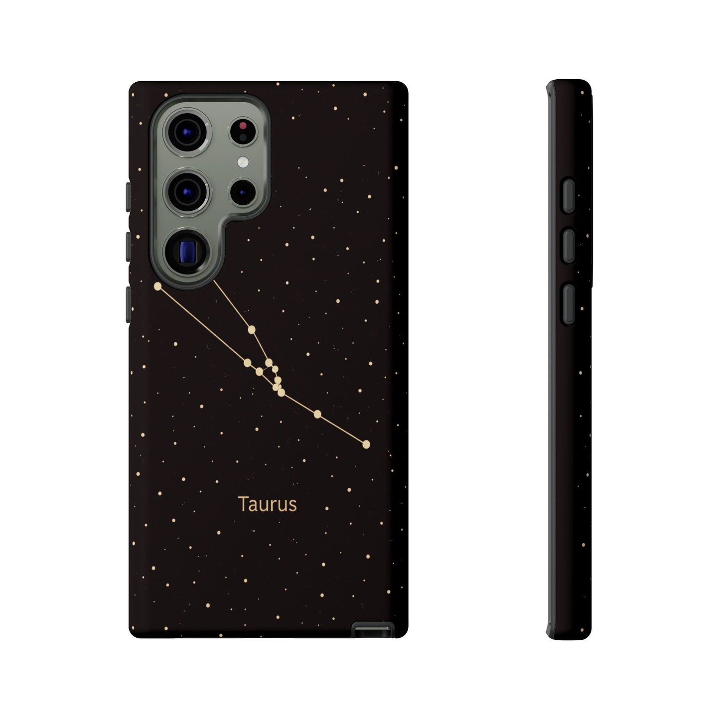 Taurus Zodiac Constellation Phone Case – Luxe Gold Celestial Cover