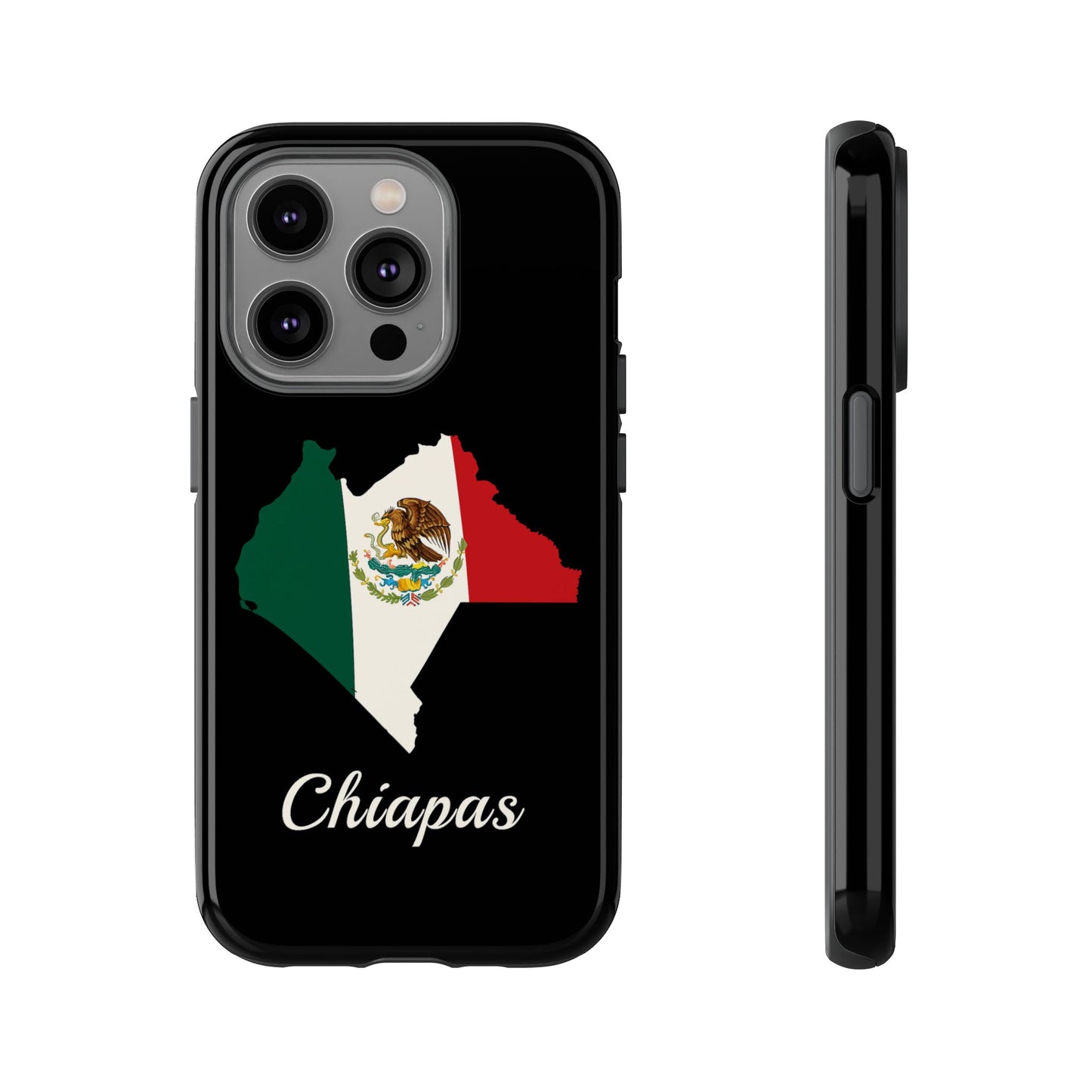 Chiapas Mexico Flag Map Phone Case | Mexican American Pride Tough Case for iPhone & Samsung