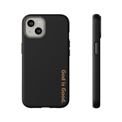 God Is Good Phone Case Minimal Aesthetic Christian Tough Cover