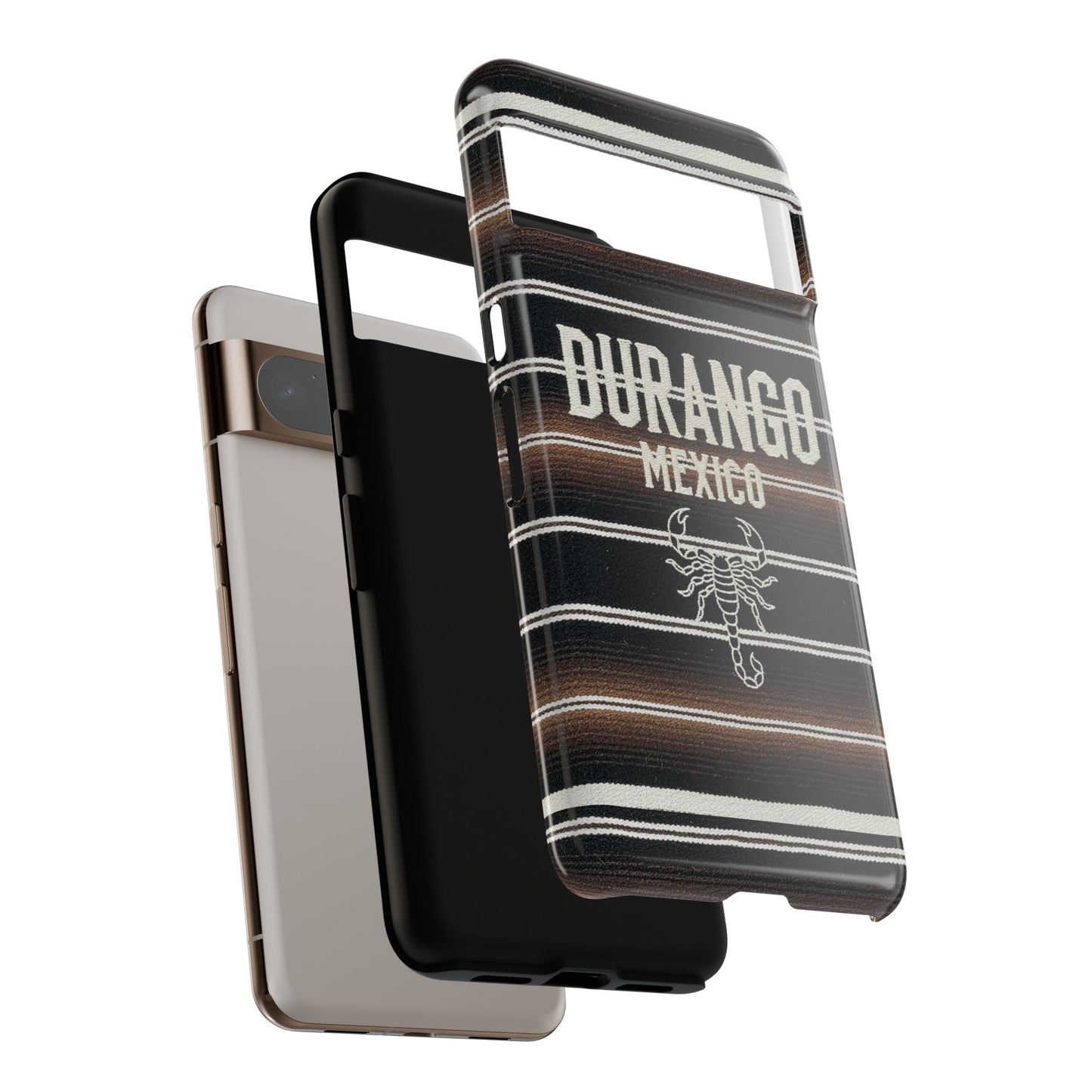 Durango Mexico Phone Case | Serape Scorpion Western Design | Mexican Heritage Tough Case for iPhone & Samsung