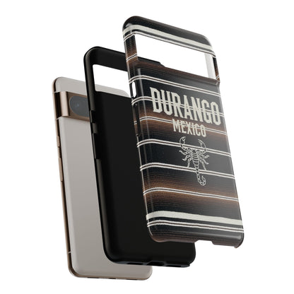 Durango Mexico Phone Case | Serape Scorpion Western Design | Mexican Heritage Tough Case for iPhone & Samsung