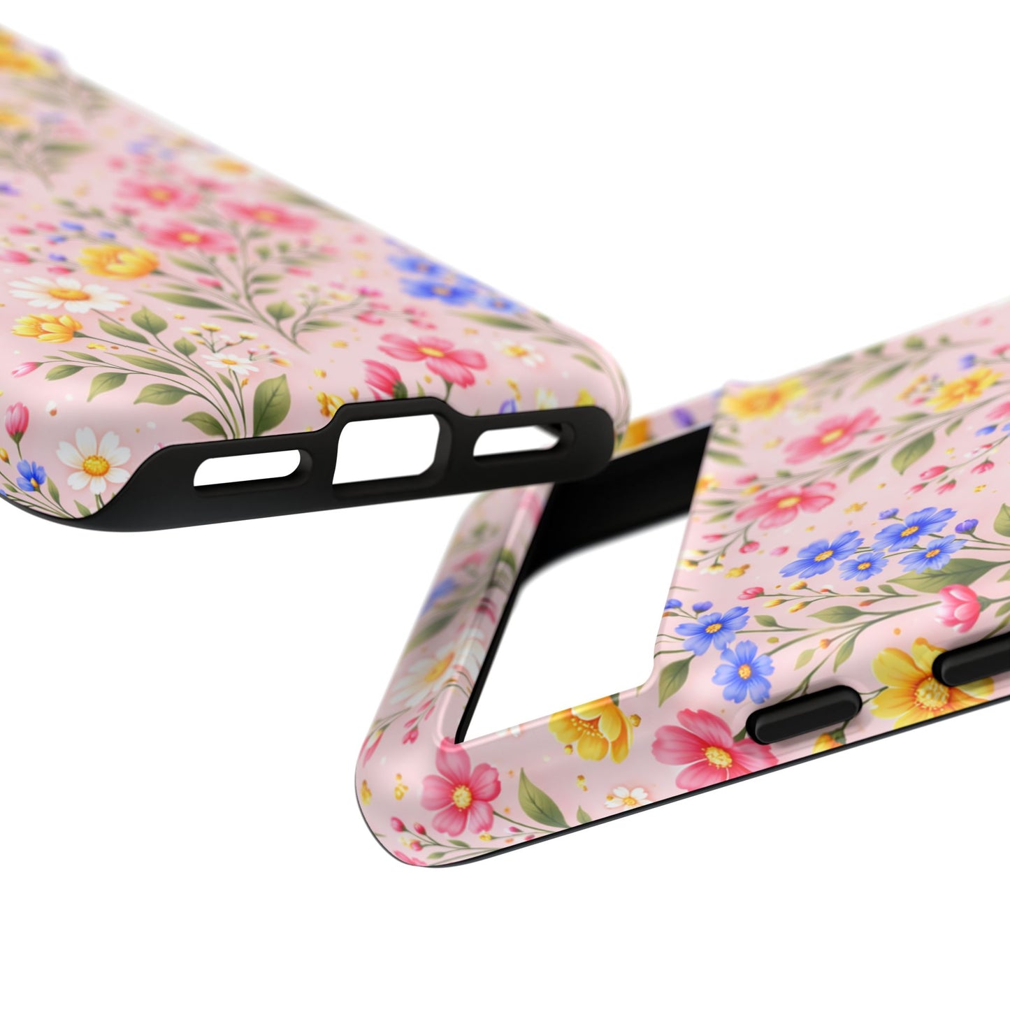 Wildflower Floral Phone Case Vintage Spring Meadow Tough Cover