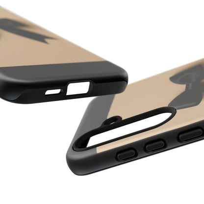 Black Bow Phone Case | Elegant Coquette Bow Design | Chic Neutral Tough Case for iPhone & Samsung