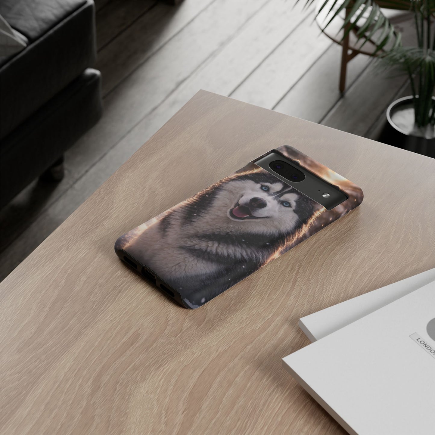 Siberian Husky Tough Phone Case | Blue Eyes Dog Cover Protective iPhone Case