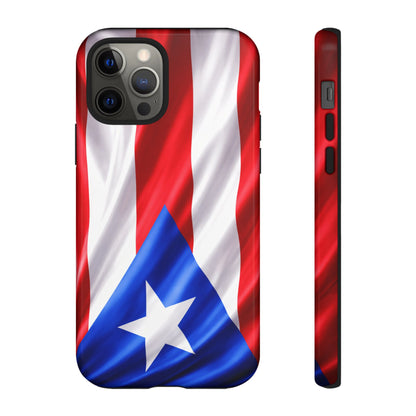 Puerto Rico Flag Phone Case | Boricua Pride Tough Case | Puerto Rican Flag Protective Cover for iPhone & Samsung