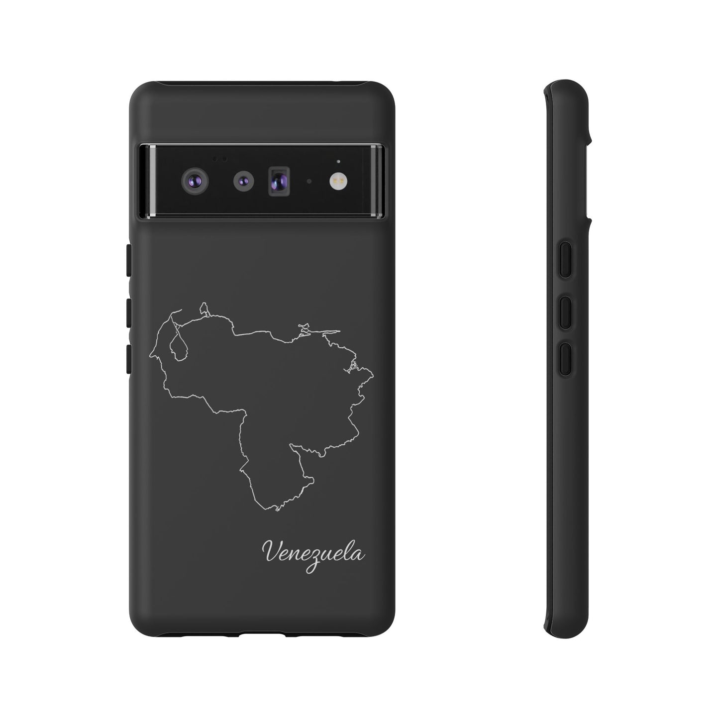 Venezuela Outline Phone Case – Minimal Country Map Tough Case (iPhone, Samsung, Pixel)