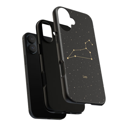 Leo Zodiac Constellation Phone Case – Luxe Gold Celestial Cover