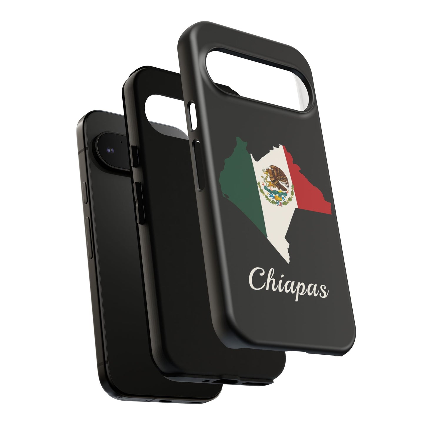 Chiapas Mexico Flag Map Phone Case | Mexican American Pride Tough Case for iPhone & Samsung