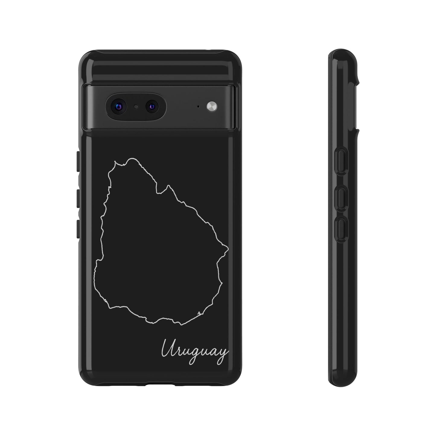 Uruguay Outline Phone Case – Minimal Country Map Tough Case (iPhone, Samsung, Pixel)