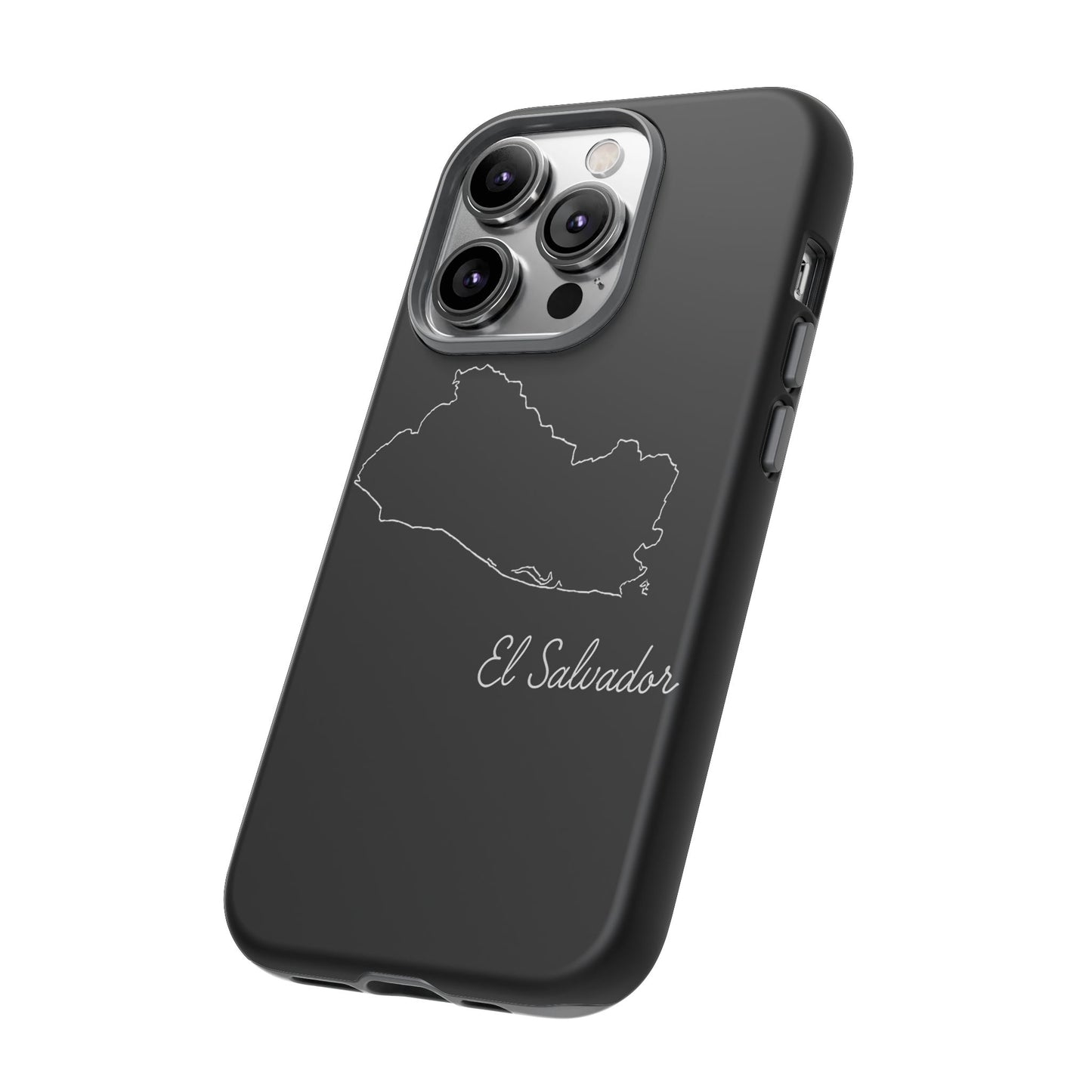 El Salvador Outline Phone Case – Minimal Country Map Tough Case (iPhone, Samsung, Pixel)