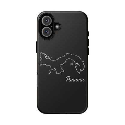 Panama Outline Phone Case – Minimal Country Map Tough Case (iPhone, Samsung, Pixel)