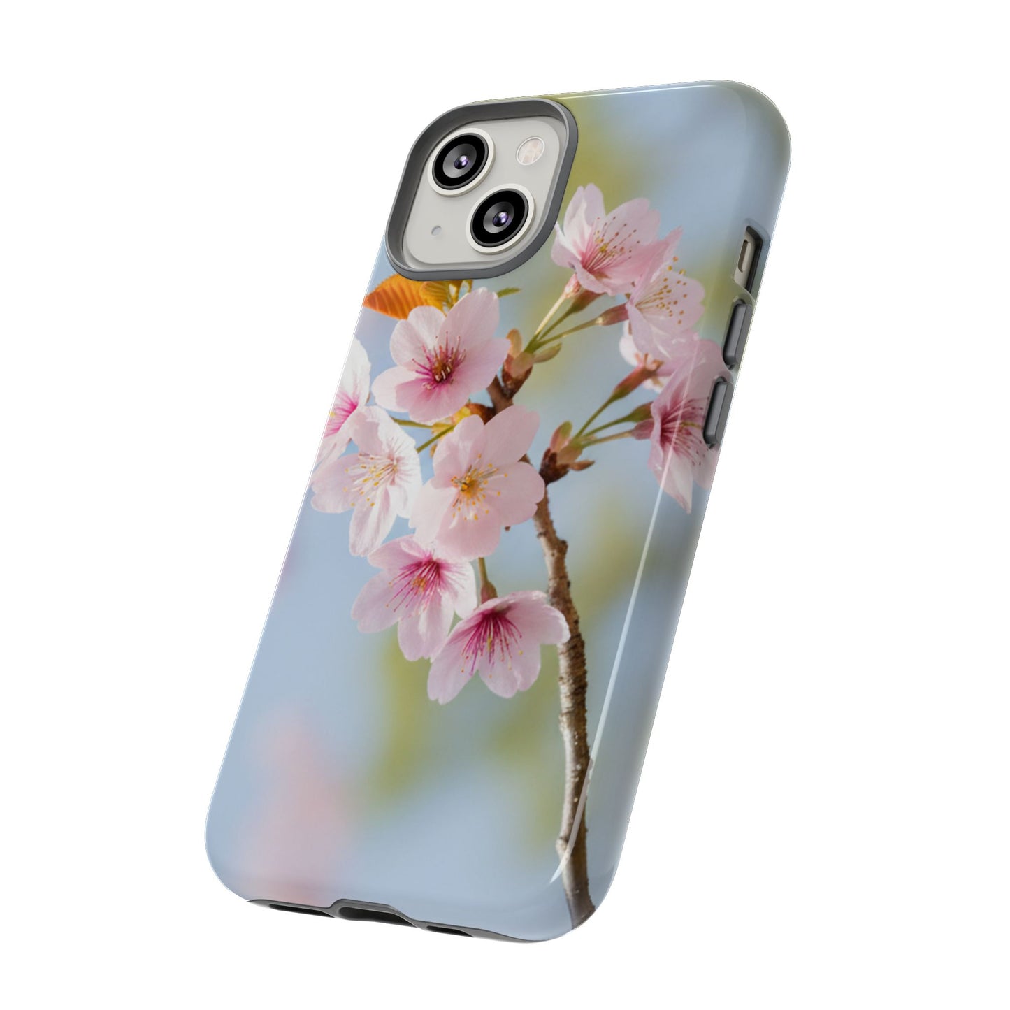 Cherry Blossom Phone Case – Pink Floral Tough Case (iPhone, Samsung Galaxy, Pixel)