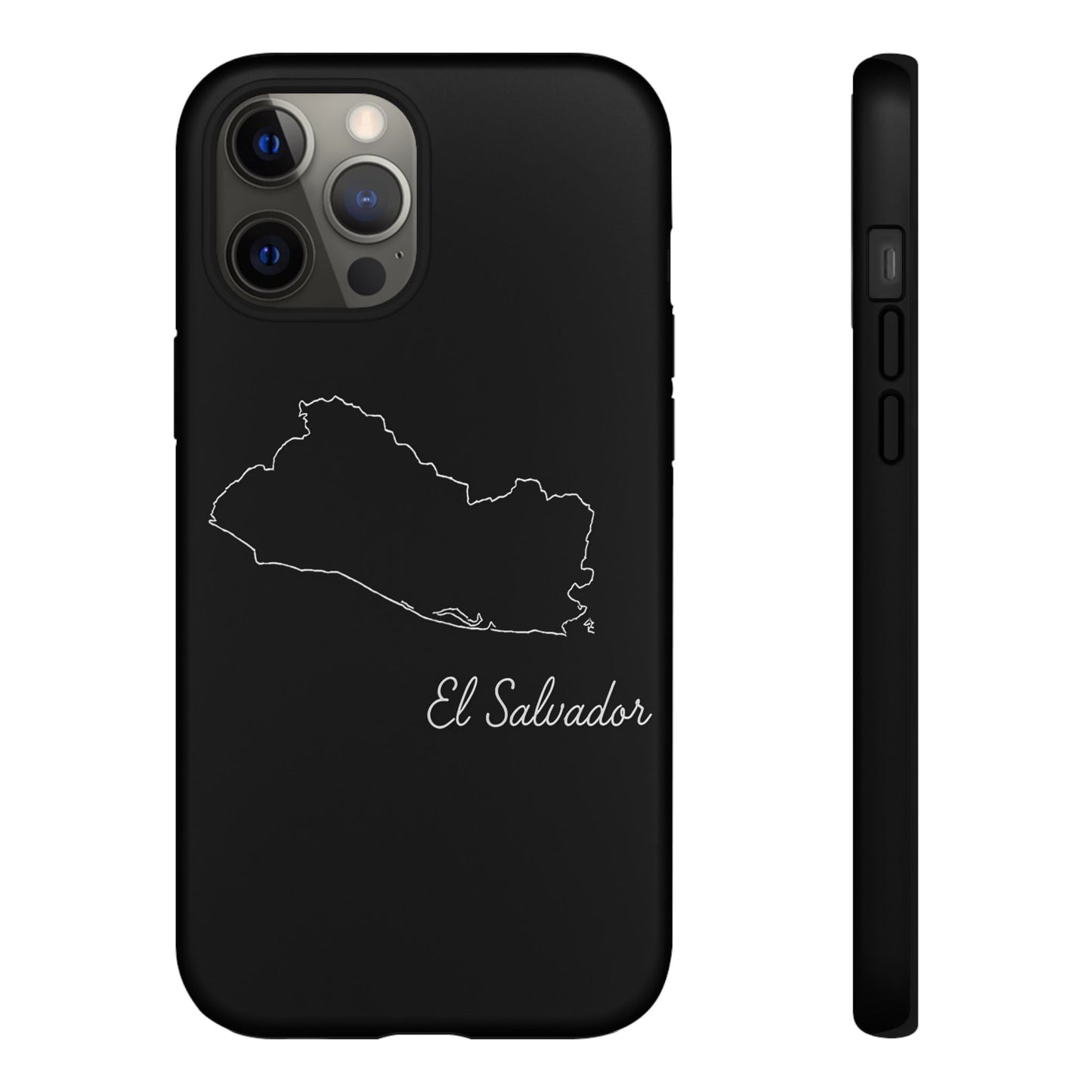 El Salvador Outline Phone Case – Minimal Country Map Tough Case (iPhone, Samsung, Pixel)