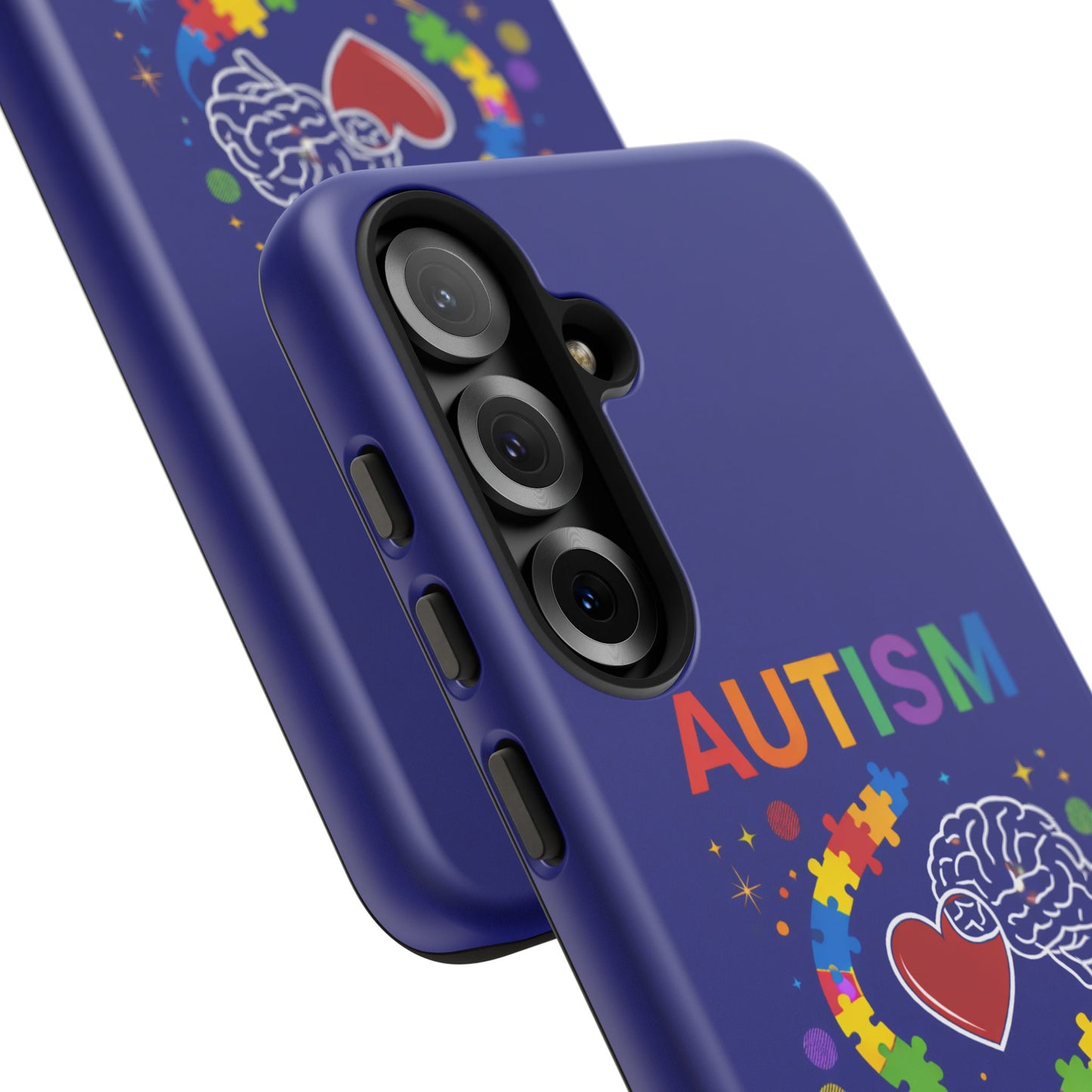 Autism Awareness Tough Case – "Love Connects All Pieces" Phone Case for Iphone, Samsung Galaxy and Pixel