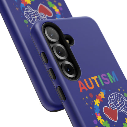 Autism Awareness Tough Case – "Love Connects All Pieces" Phone Case for Iphone, Samsung Galaxy and Pixel