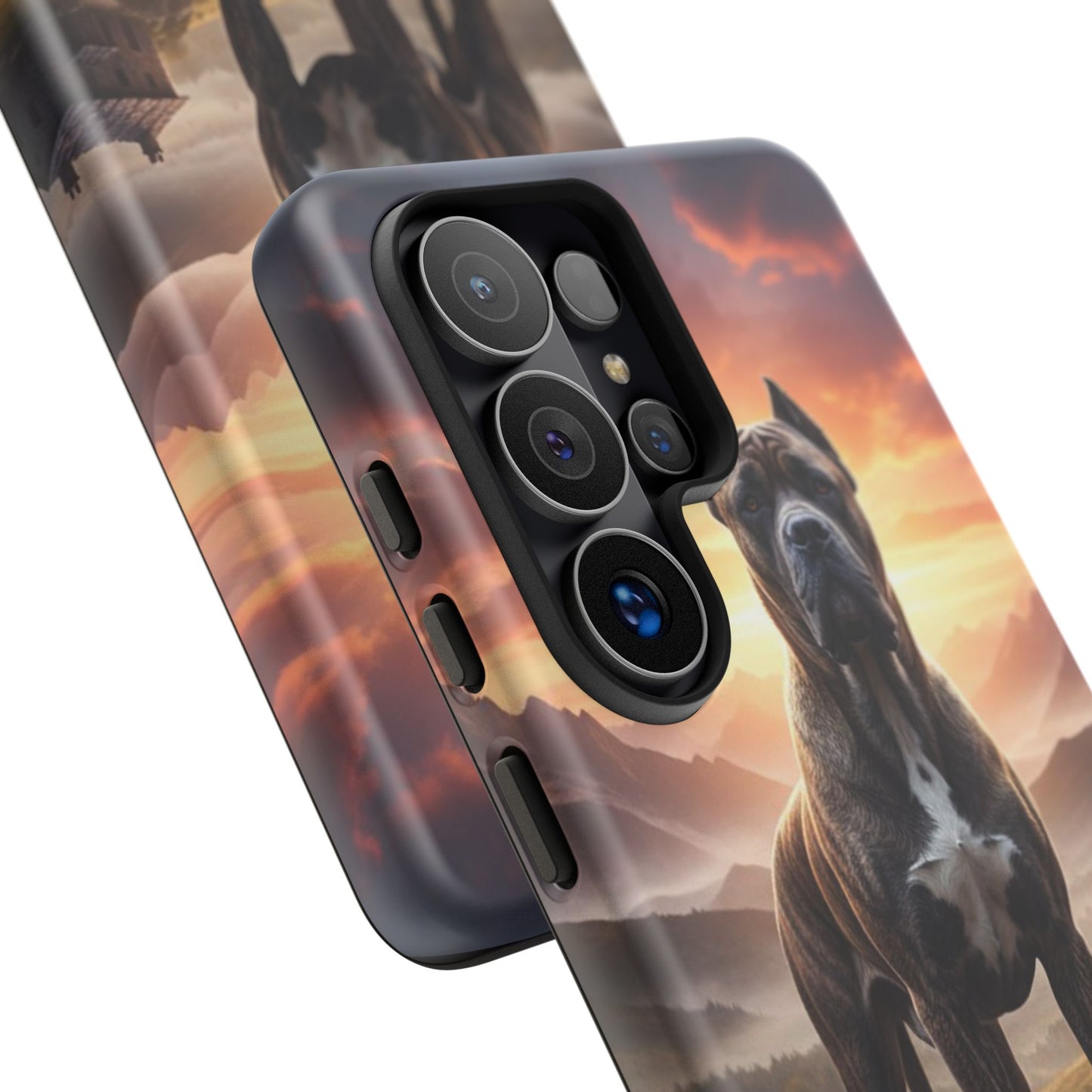Cane Corso Phone Case – Guard Dog Sunset Tough Case (iPhone, Samsung, Pixel) | Dog Lover Gift