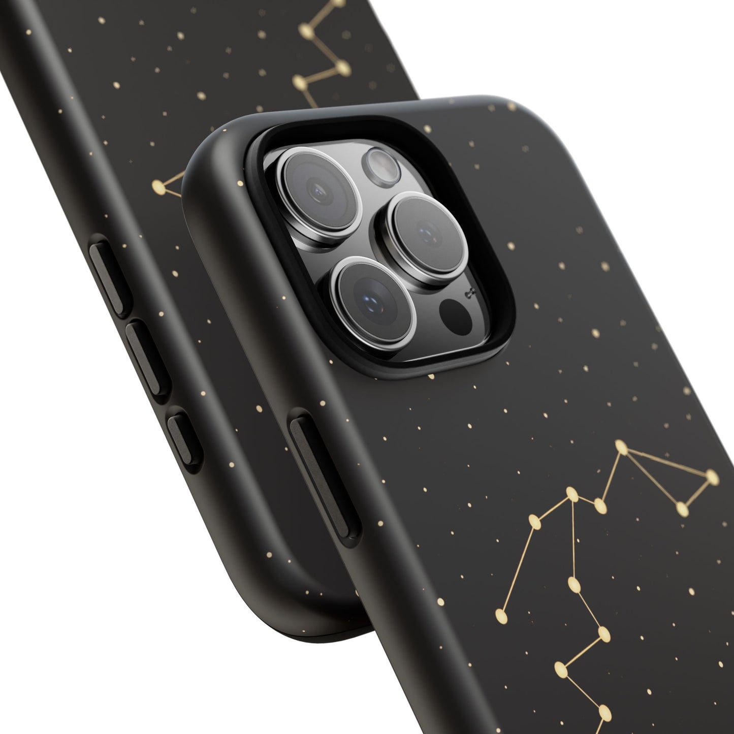 Aquarius Zodiac Constellation Phone Case – Luxe Gold Celestial Cover