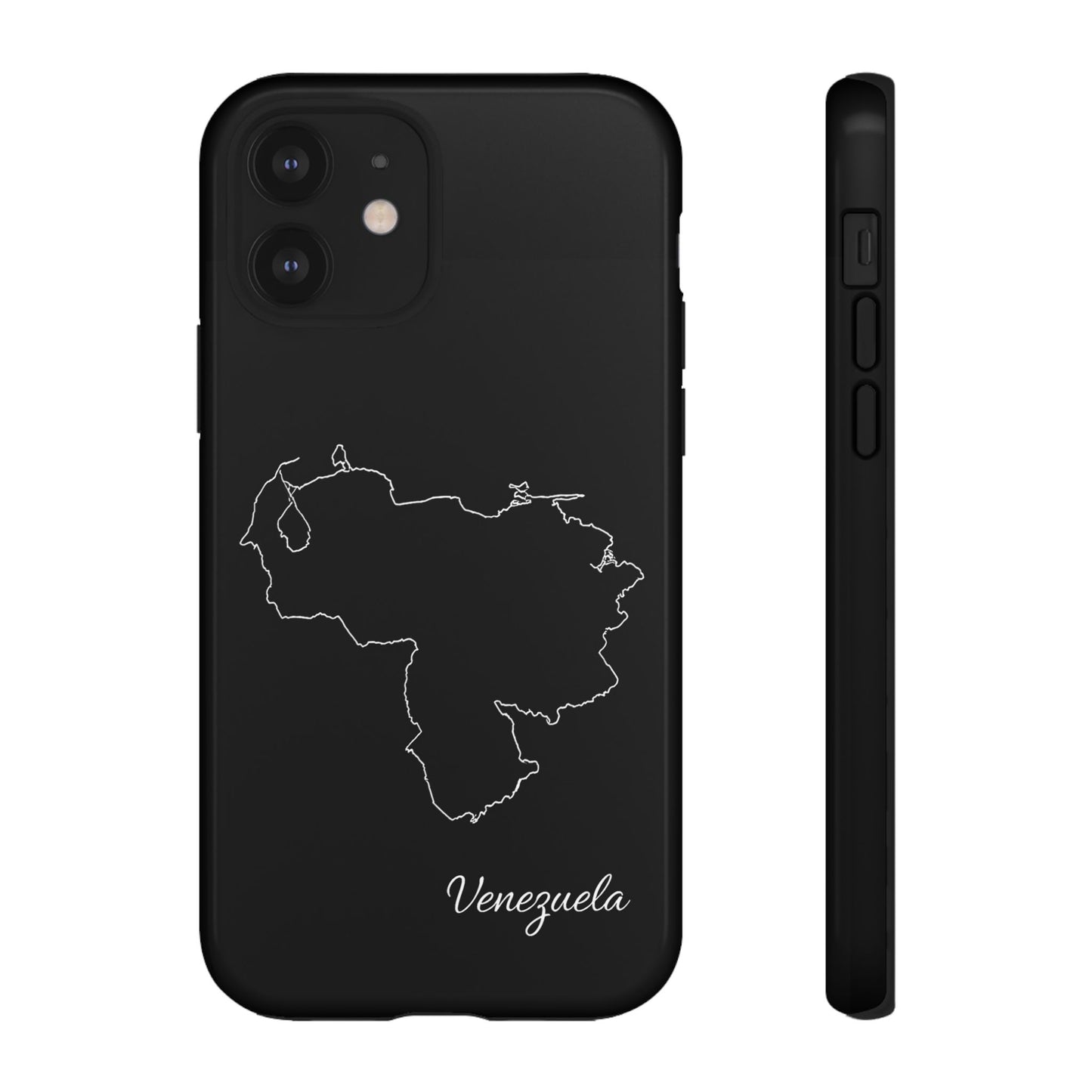 Venezuela Outline Phone Case – Minimal Country Map Tough Case (iPhone, Samsung, Pixel)