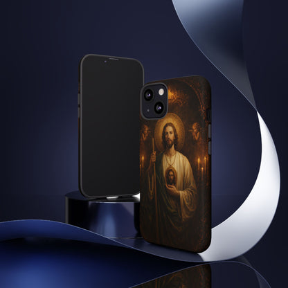 San Judas Phone Case Saint Jude Catholic Saint Religious Art Portrait Tough
