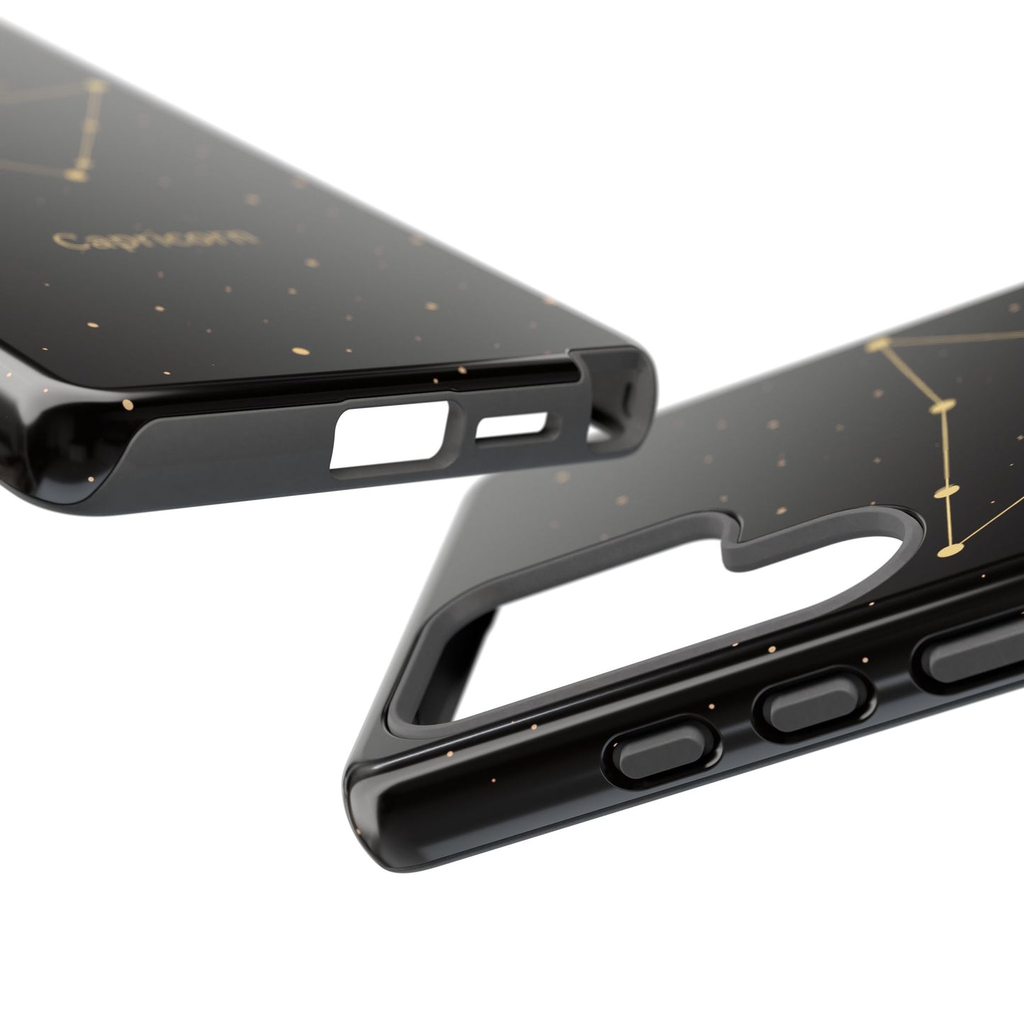 Capricorn Zodiac Constellation Phone Case – Luxe Gold Celestial Cover