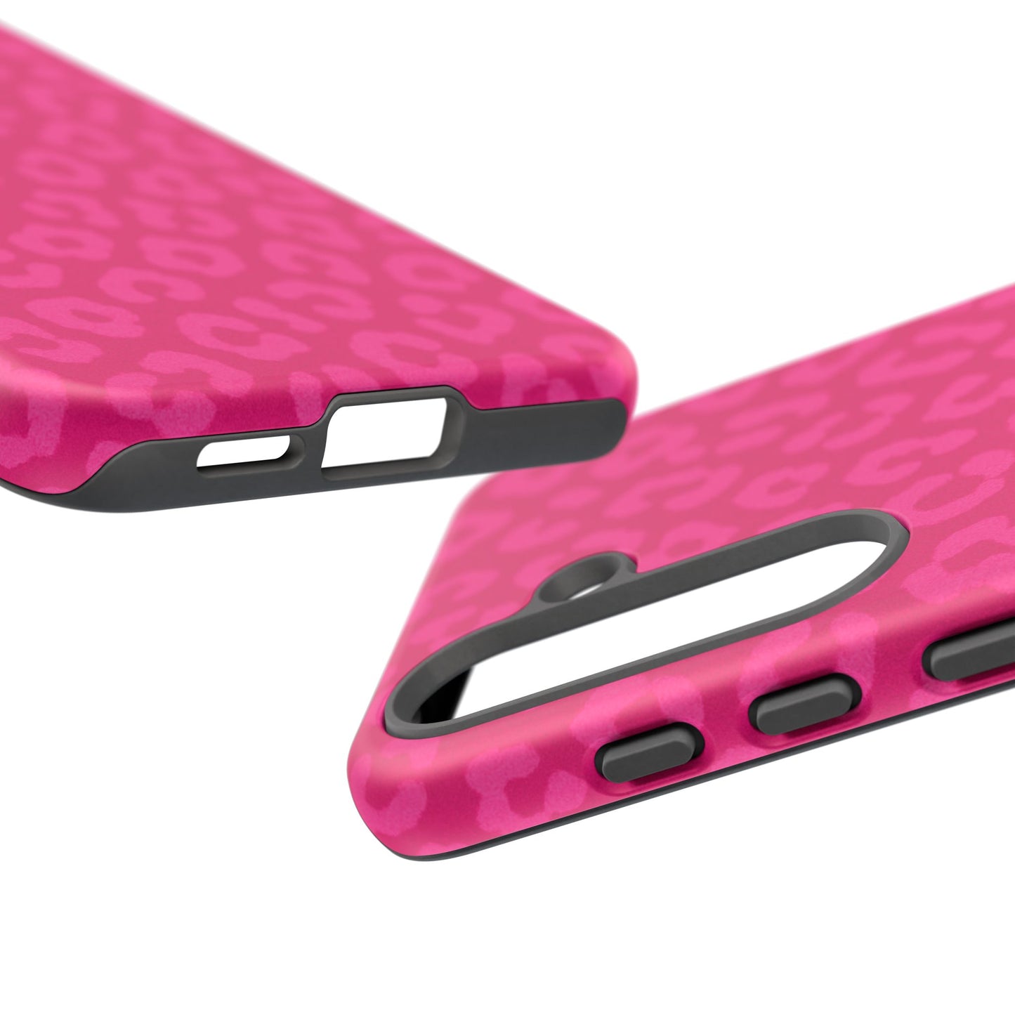 Hot Pink Leopard Print Phone Case – Bold Coquette Leopard Tough Case