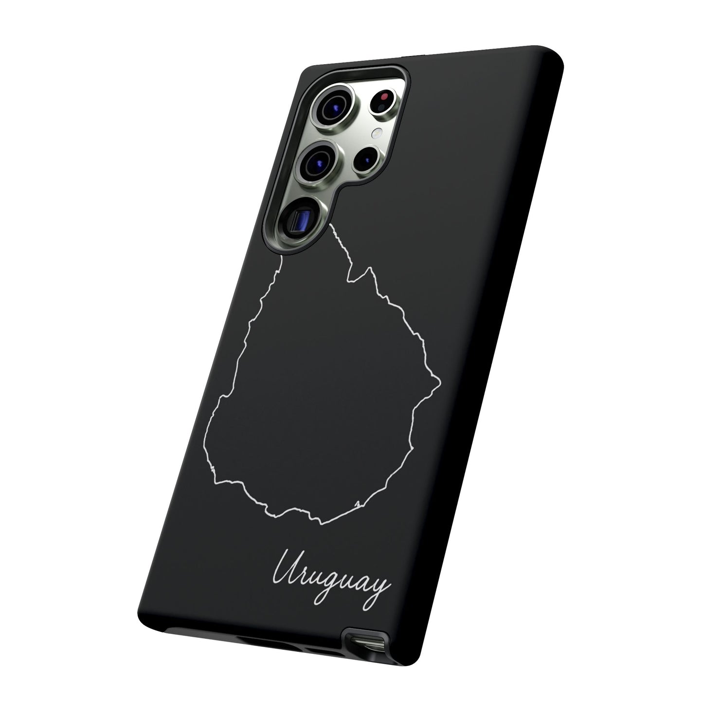 Uruguay Outline Phone Case – Minimal Country Map Tough Case (iPhone, Samsung, Pixel)
