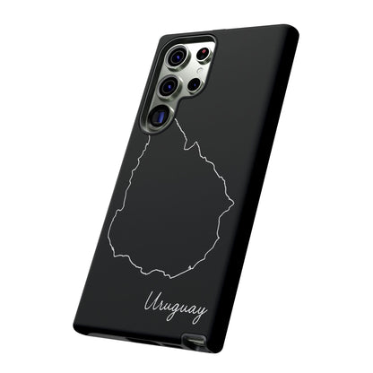Uruguay Outline Phone Case – Minimal Country Map Tough Case (iPhone, Samsung, Pixel)